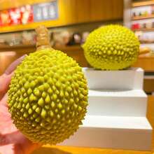 1入仿榴蓮慢回彈揉捏解壓玩具裝飾,手持放鬆玩具治療,軟化和減壓神器,捏音樂桌面裝飾品 - 彩色 - 查看 7