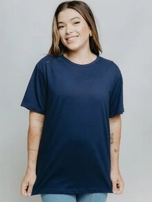 Women T-Shirts - 藏蓝色 - 查看 2