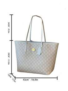 1pc Bags, Handbags, High-Quality Bags, 2024 New Fashion Versatile Luxury Handbags, Shoulder Bags, Large-Capacity Office Shoulder Bags, Suitable For Giving Gifts To Girlfriends, Shopping, Dating, Traveling And Playing, Work And Other Scenes., Eye-Catching Work Bags For Women