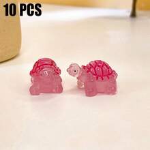 10pcs Resin 3D Small Turtle Miniature Landscape Ornament - Multicolor - View 14