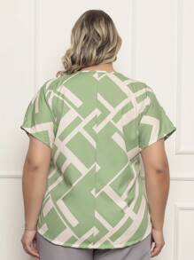 Plus Size Blouses - In 3 - Xem 2