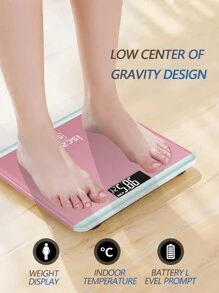1pc Household Weight Scale With Lcd Display