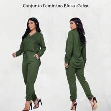 Women Pants - Verde militar - Ver 1