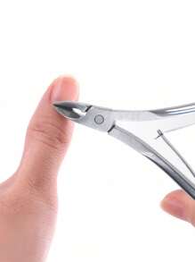 2pcs/Set Stainless Steel Dead Skin Cuticle Clippers And Pusher Nail Art Tool Set