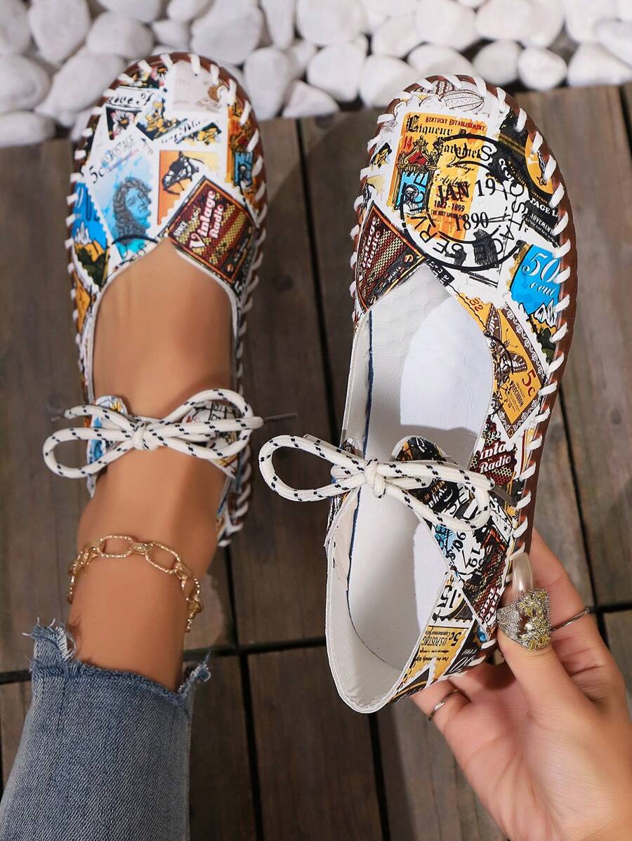 Sapatos rasos e confortáveis de Macio e versáteis para mulheres com sola elástica de pele bovina, Coleção Primavera/Outono 2024, antiderrapante