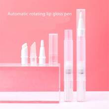 1支自动旋转唇彩笔，适用于粉底液、遮瑕膏、精华液、营养液、维生素E、蜂蜜等化妆品，便携式管状设计，2毫升/5毫升，含刷子和蘸取器，化妆品，价格实惠，可用于房间装饰、梳妆台、旅行、卧室、化妆配件、圣诞礼物、化妆品、化妆工具、便宜货、礼品、女士礼品、圣诞礼物 - 無色 - 查看 4