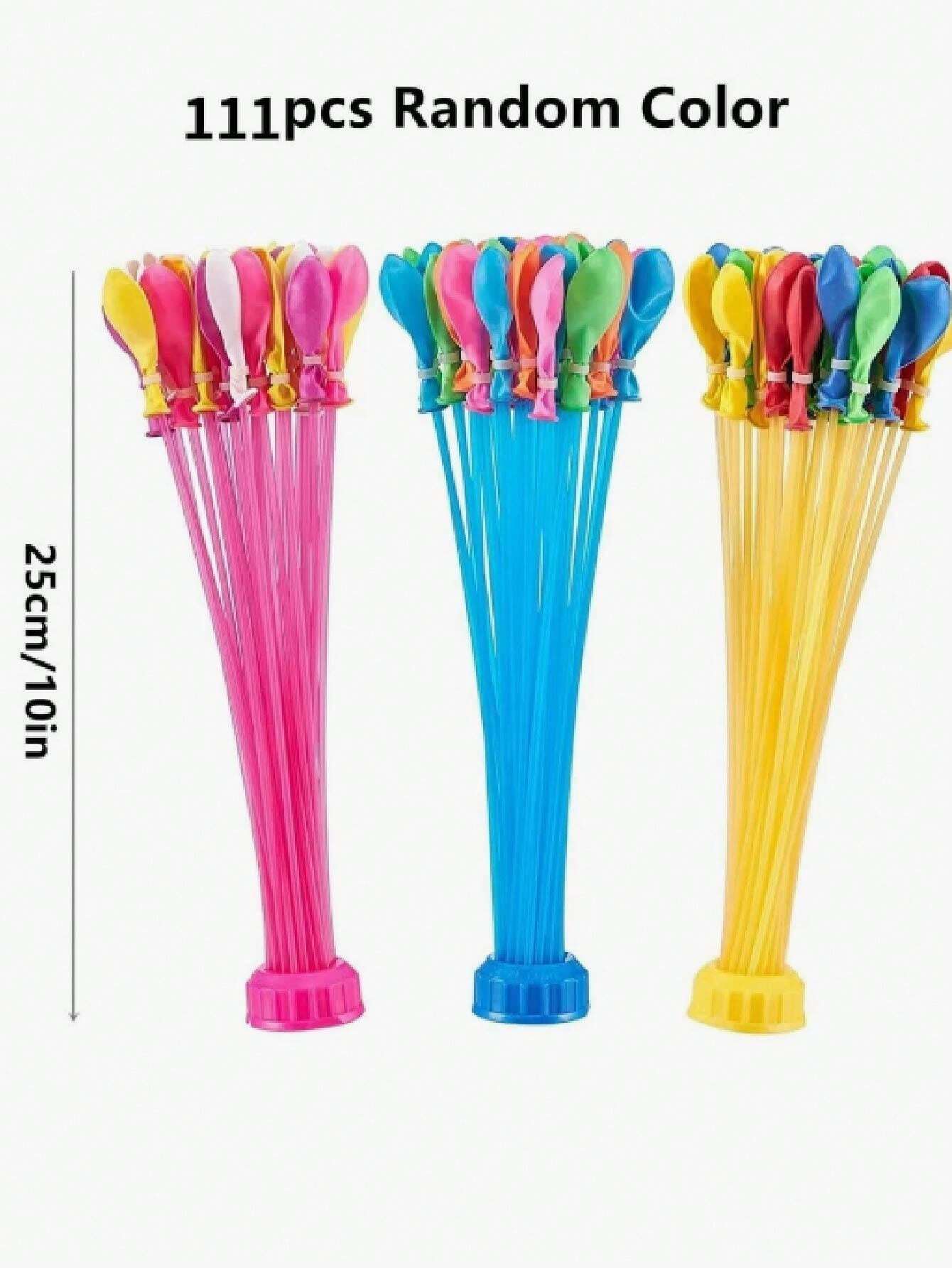 555 Globos De Agua De Llenado Rápido – Pack De Colores Con Conectores De Grifo, Ideal Para Juegos De Verano Al Aire Libre