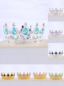 1 Peça Tiara de Liga de Zinco Elegante, Design Simples, Adequada para Casamento de Mulheres, Festival de Crianças, Festa de Aniversário, Presente do Dia das Mães