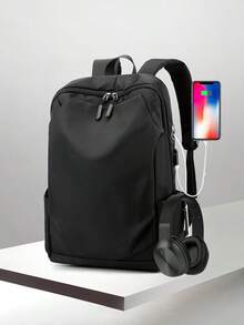 Mochila Laptop Hombre,impermeable Y Resistente Al Desgaste - Azul - Ver 6