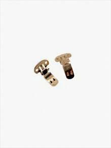 5/10pcs Stainless Steel Detachable Elastic Shoe Flower Clips, Headpiece Clips, DIY Accessories For Shoe Decorations