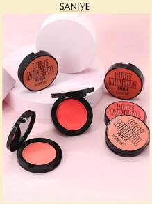 SANIYE Polvo De Rubor E0119  Luminoso Colorete,sedoso, larga duración, ligero, suave, efecto natural - 05#pétalo - Ver 9