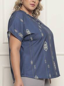 Plus Size Blouses - Print 4 - View 4