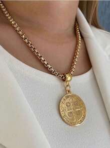 Women Pendant Necklaces - Vàng - Xem 2