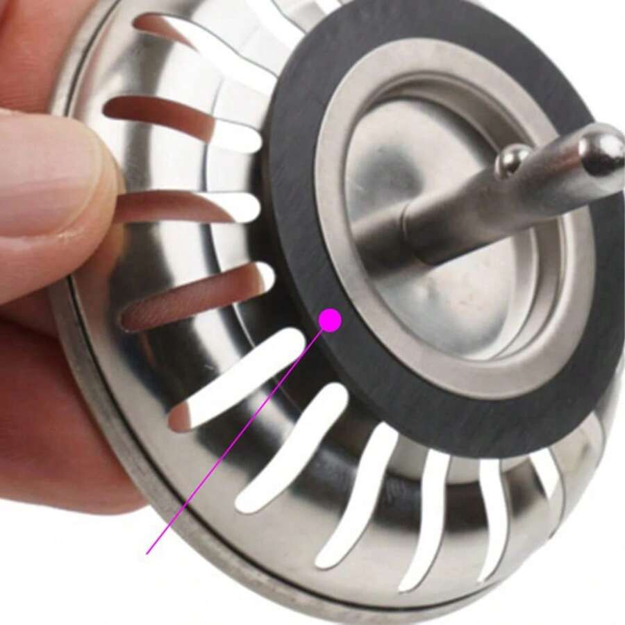 5pcs Sink Drain Seal Ring, Rubber Gasket For Drainage Basket Filter