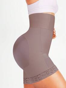 Faja elástica de control de abdomen y levantador de glúteos de alta cintura con triple abotonadura de 3 huesos y bragas de control de Body