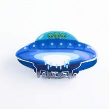 创意卡通外星飞船，多巴胺亚克力发夹，女士可爱发饰 - 彩色 - 查看 6