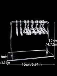 1 套/3 套亚克力珠宝展示架，创意耳环收纳架，开学季适用 - 玫瑰金 - 查看 7