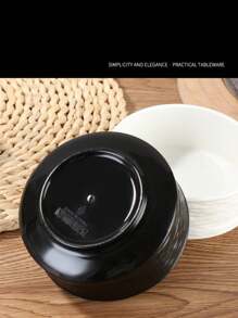 1pc Creative Rock Texture Bowl, Household Rice Bowl & Dessert Bowl - Multicolor - View 7
