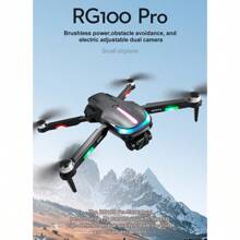 新款RG100無人機,雙480P攝像頭,智慧型避障,智慧型跟蹤,重力感應,手機控制,一鍵起飛和降落,可折疊和攜帶,是初學者男士的完美禮物 - 黑色 - 查看 7