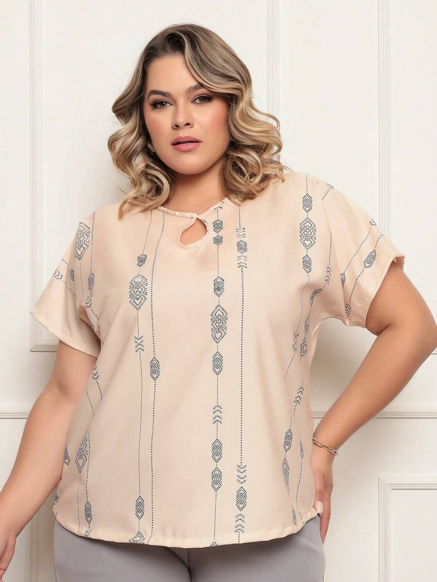 Plus Size Blouses - Print 5 - View 1