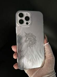 1个TPU羽毛蕾丝亮面防摔手机壳，兼容 X、XR、XS Max、11、12、13、13 Pro、13 Pro Max、14 Pro Max、15、15 Pro、15 Plus、15 Pro Max、16、16 Pro、16 Plus、16 Pro Max及系列，防水防震防刮，国际版，非国内版 - 彩色 - 查看 5