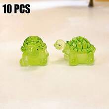 10pcs Resin 3D Small Turtle Miniature Landscape Ornament - Multicolor - View 16