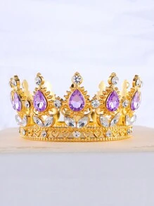 1 Peça Tiara de Liga de Zinco Elegante, Design Simples, Adequada para Casamento de Mulheres, Festival de Crianças, Festa de Aniversário, Presente do Dia das Mães
