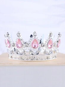 1 Peça Tiara de Liga de Zinco Elegante, Design Simples, Adequada para Casamento de Mulheres, Festival de Crianças, Festa de Aniversário, Presente do Dia das Mães