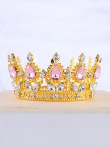 1 Peça Tiara de Liga de Zinco Elegante, Design Simples, Adequada para Casamento de Mulheres, Festival de Crianças, Festa de Aniversário, Presente do Dia das Mães