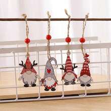 12 đồ trang trí Giáng sinh hình vuông bốn mặt bằng gỗ không có mặt cho người già, đồ trang trí treo cây thông Noel có hộp gỗ đóng gói, đồ trang trí treo làm quà tặng tiệc Giáng sinh, đồ trang trí theo chủ đề tiệc Giáng sinh, đồ trang trí tường nhà, đồ trang trí nhà nông trại, đồ trang trí cây thông Noel.,Giáng sinh - Nhiều màu - Xem 7