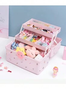 Children's Hair Accessories Storage Box, Baby Hair Band Hair Clip Hair Jewelry Box Girls Hair Band Jewelry Box Storage Box - Nmku-1 - View 5