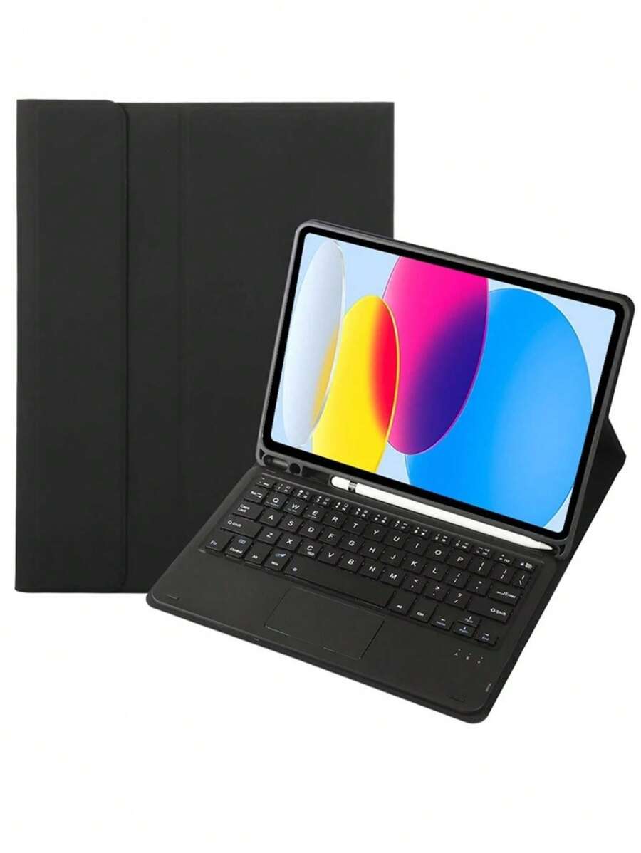 Flip Pad Cases With Keyboard - 黑色 - 查看 1