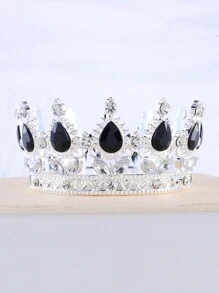 1 Peça Tiara de Liga de Zinco Elegante, Design Simples, Adequada para Casamento de Mulheres, Festival de Crianças, Festa de Aniversário, Presente do Dia das Mães