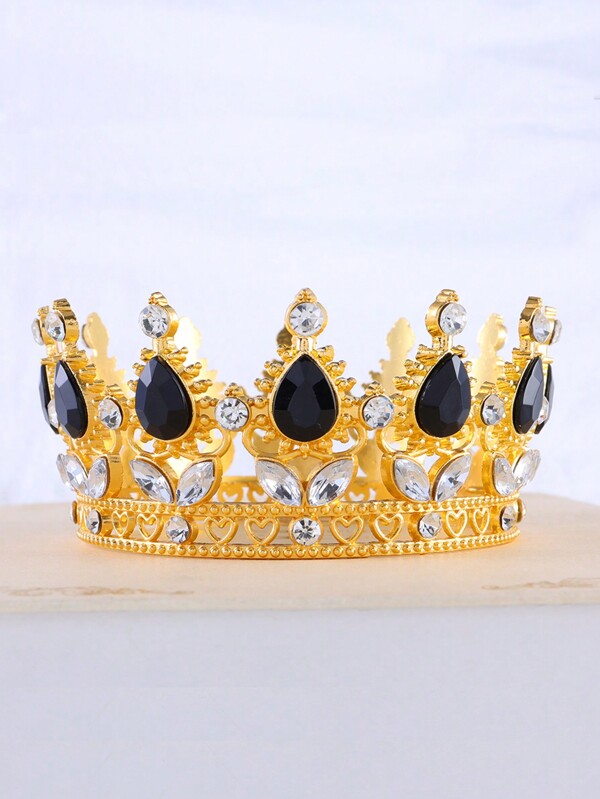 1 pieza Diadema moderna de aleación de zinc con diseño simple, adecuada para bodas de mujeres, festivales infantiles, fiestas de cumpleaños, regalo del Día de la Madre