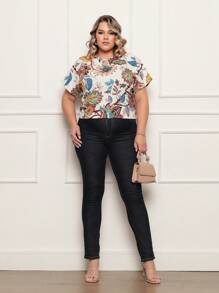 Plus Size Blouses - Print 1 - View 3