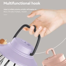 1pc Rechargeable LED Lantern Night Light For Home And Outdoor Camping, 3 Light Modes, 2 Hook Modes - Multicolor - View 7