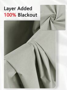 1pc/2pcs Blackout Curtains With Coating & Insulated Lining, Suitable For Living Room, Bedroom, Kitchen, Bathroom, Home Decoration Gifts Birthday Graduation