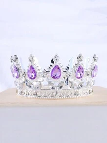1 Peça Tiara de Liga de Zinco Elegante, Design Simples, Adequada para Casamento de Mulheres, Festival de Crianças, Festa de Aniversário, Presente do Dia das Mães