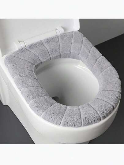 1pc Creative Pumpkin Pattern Universal Toilet Seat Cover, Thickened Washable Toilet Mat, Bathroom Decor, Autumn Decoration