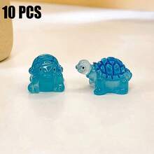10pcs Resin 3D Small Turtle Miniature Landscape Ornament - Multicolor - View 12