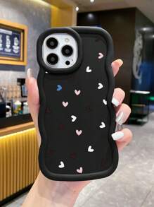 3个心形手机壳，多巴胺设计软硅胶手机套，兼容 11、13、14、15、16/16 Pro/16 Plus/16 Pro Max、Galaxy手机，国际版，非国内版 - 彩色 - 查看 6