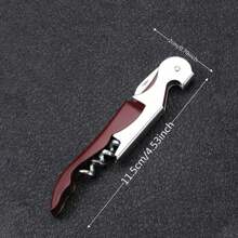 1/2/6入組海馬螺旋不銹鋼開瓶器，4.7英寸/0.8英寸 - 彩色 - 查看 6