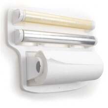 Arthi 3 In 1 Plastic Wall Mounted Triple Roll Holder - 白色 - 查看 2