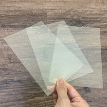 10pcs/Lot 17 Wires PVC Transparent Plastic Sheets 11X16CM For DIY Scrapbooking Handmade Paper Shaker Cards Album Photo Frame Accessories