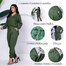 Women Pants - Verde militar - Ver 11