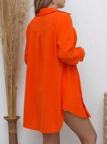 Women Two-Piece Outfits - 橘色 - 查看 2