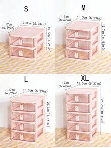 1個女孩子專用髮飾收納盒——公主髮圈，髮夾，髮帶，髮針和其他首飾收納盒 - 彩色 - 查看 3
