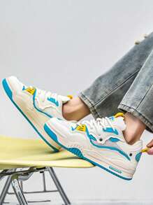 Ladies All Wear Fashion Casual Sneakers - 藍色 - 查看 6