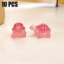 10pcs Resin 3D Small Turtle Miniature Landscape Ornament - Multicolor - View 8