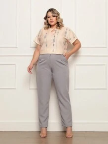 Plus Size Blouses - Print 5 - View 3